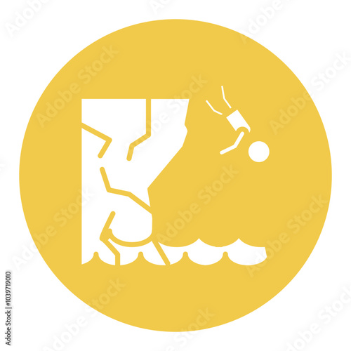 Cliff Diving Icon