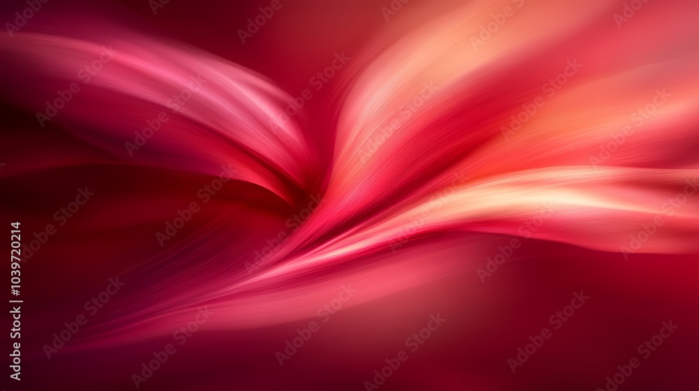 A tight shot of a red and pink background with a blurred pattern in its bottom portion A tight shot of a red and pink background with a blurred pattern in its bottom portion