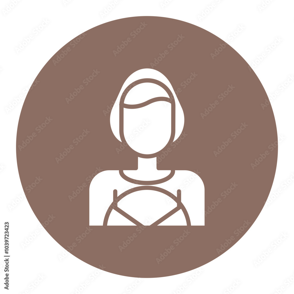 Lady Driver Icon Lady Driver Icon
