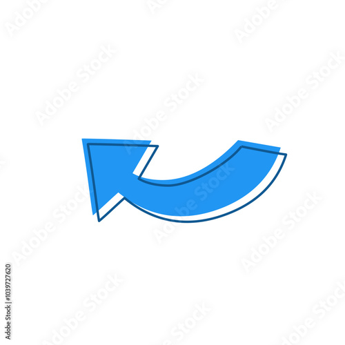 Wallpaper Mural blue arrow vector design Torontodigital.ca