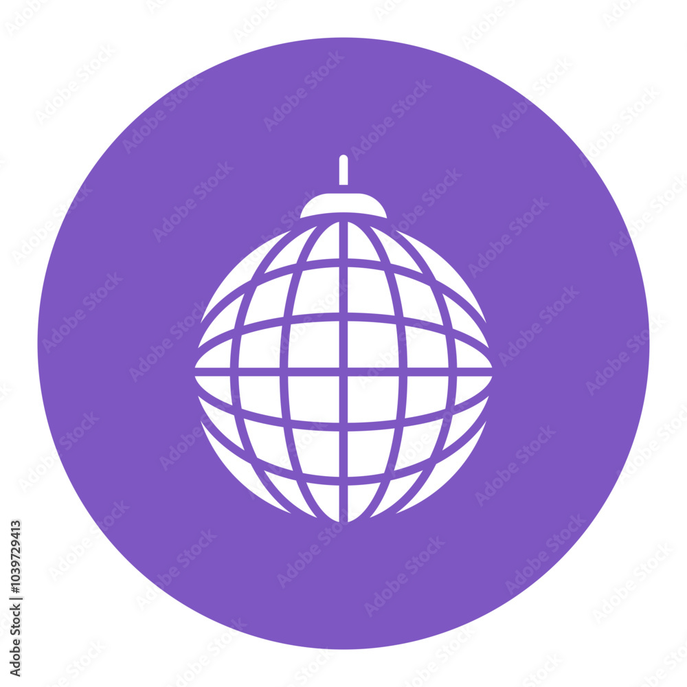 Fototapeta premium Disco Ball Icon