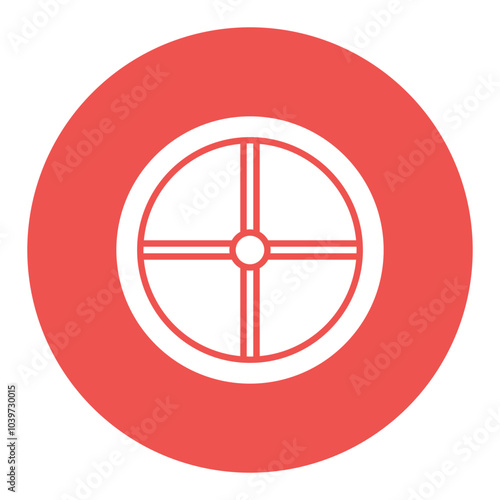 Wooden Wheel Icon