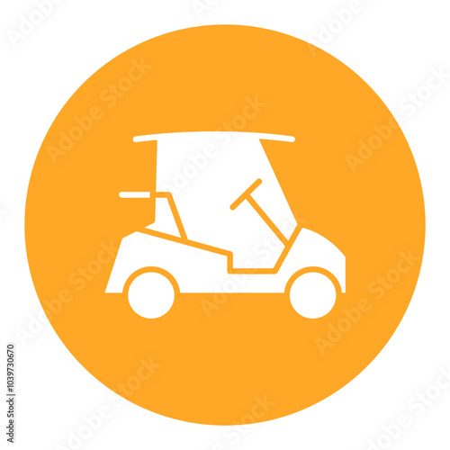 Gold Cart Icon