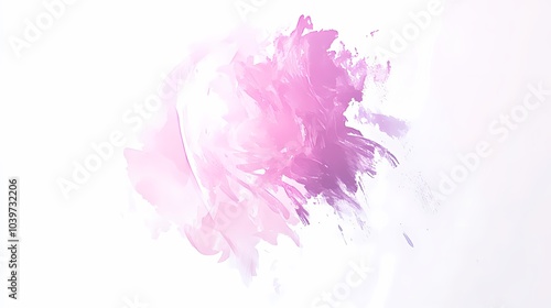 Abstract Pink Watercolor Brushstroke Background