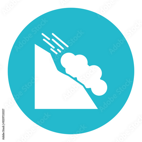 Snow Avalanche Icon