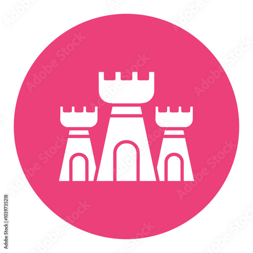 Castle Landscape Icon