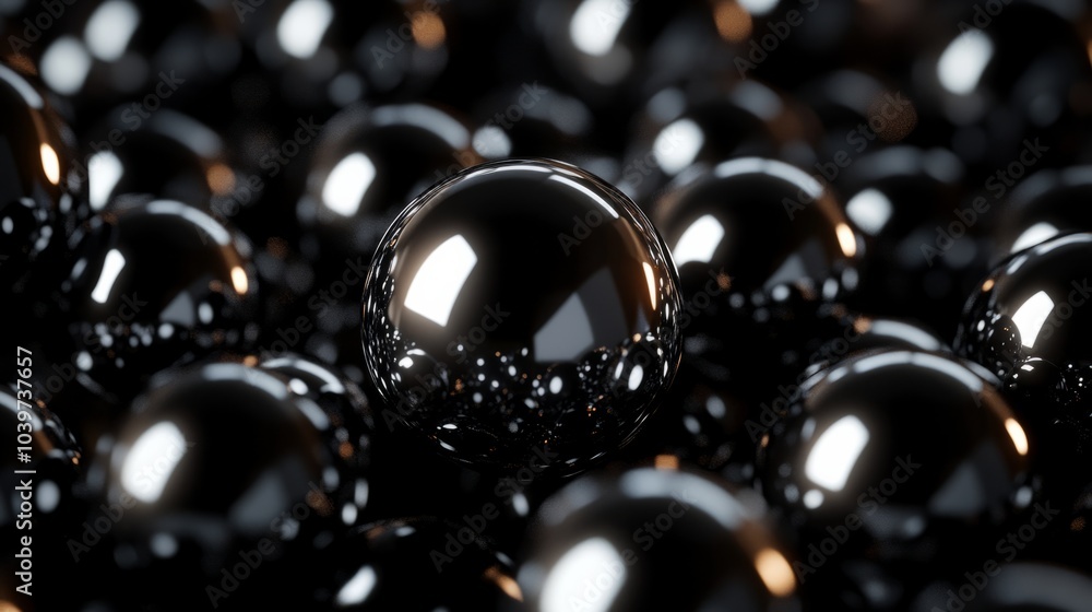 Black pearl texture scene, artistic abstract scene Black pearl texture scene, artistic abstract scene