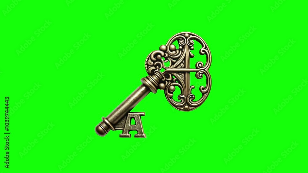 keys green screen animation motion graphic with chroma key clip ...