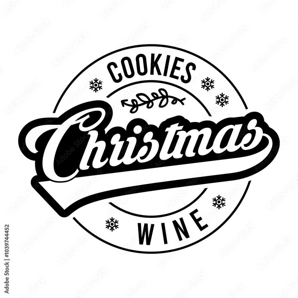 Christmas Cookies Wine SVG Christmas Cookies Wine SVG