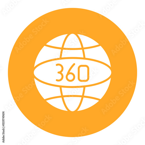 360 Degrees Icon