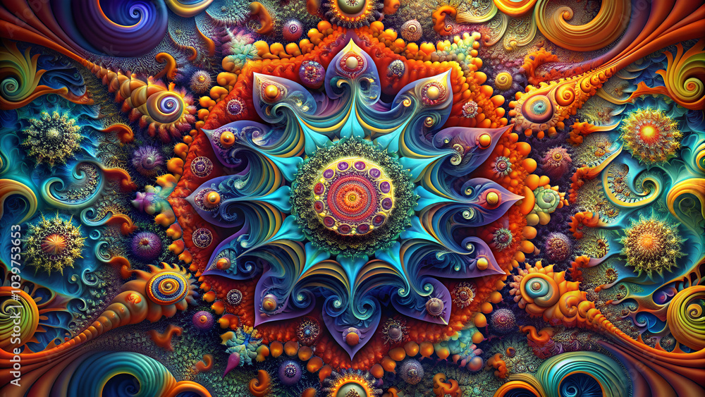 abstract fractal background abstract fractal background