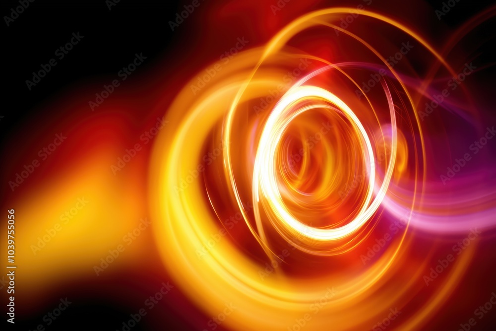 Colorful, swirling, and glowing image with a yellow and red hue. The image is abstract and has a sense of movement and energy Colorful, swirling, and glowing image with a yellow and red hue. The image is abstract and has a sense of movement and energy