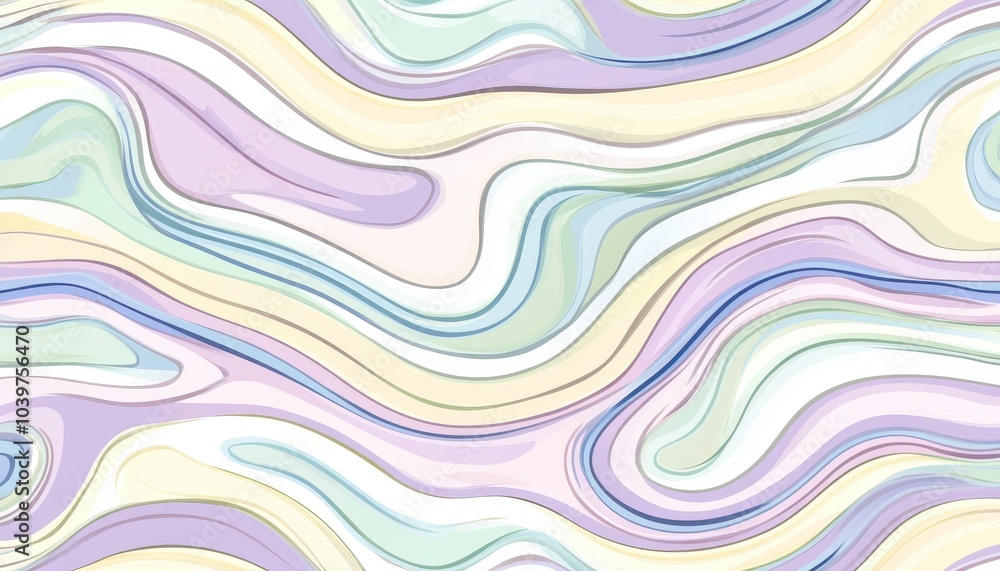 Fototapeta premium Liquid watercolor paints on textured paper using pastel colors for stylish designs