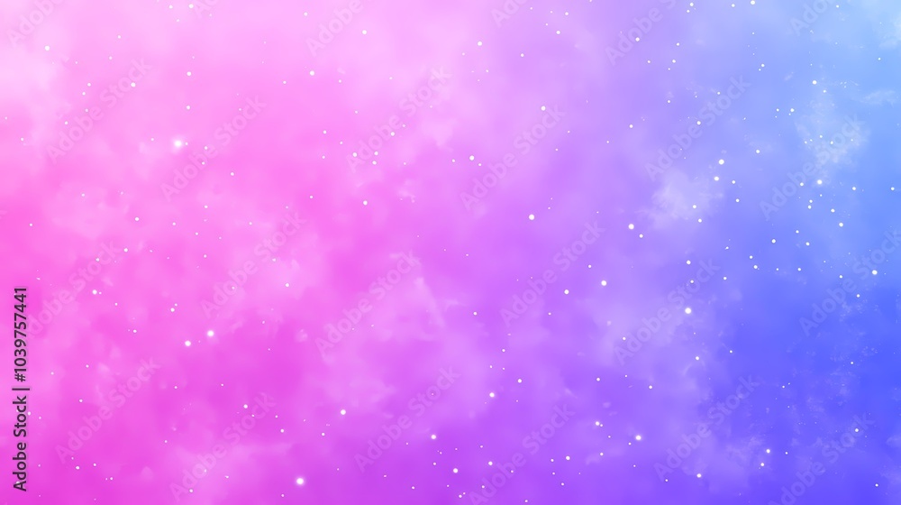 Abstract Purple and Pink Gradient Background with White Stars Abstract Purple and Pink Gradient Background with White Stars