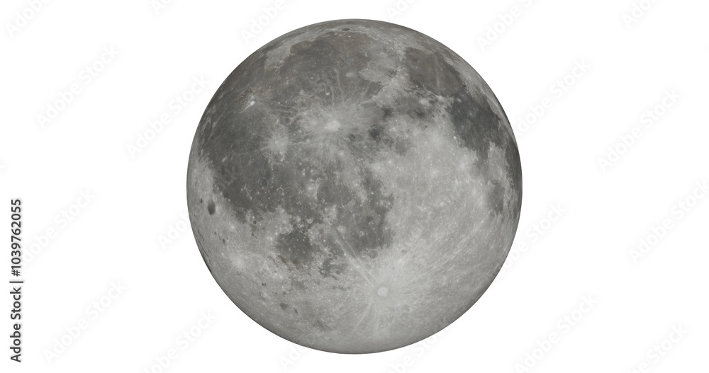 Naklejka premium The moon from space