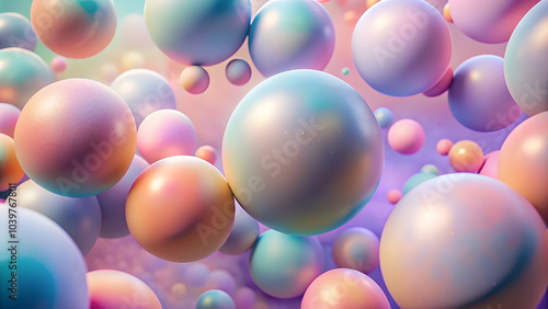 abstract gradient spheres background