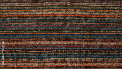 A classic tweed fabric woven with intricate patterns, emphasizing its warmth and texture, ideal for coats and skirts, Generative AI