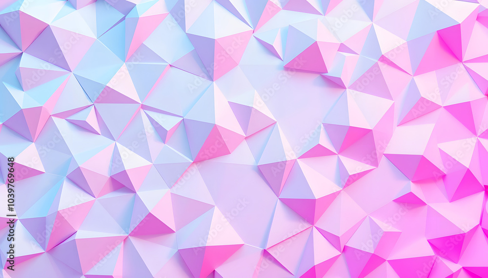 White, Blue and Pink Geometric Surface with Tetrahedrons. Futuristic, Vibrant 3d Banner isolated with white highlights, png White, Blue and Pink Geometric Surface with Tetrahedrons. Futuristic, Vibrant 3d Banner isolated with white highlights, png