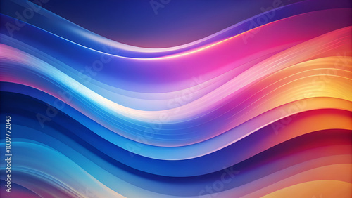 abstract gradient waves background