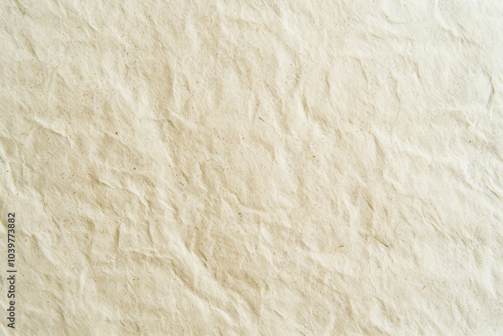 Ivory cardstock texture paper background wrinkled.