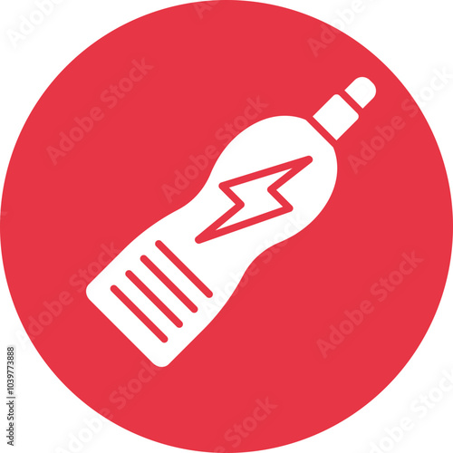 Sports Drink glyph circle icon