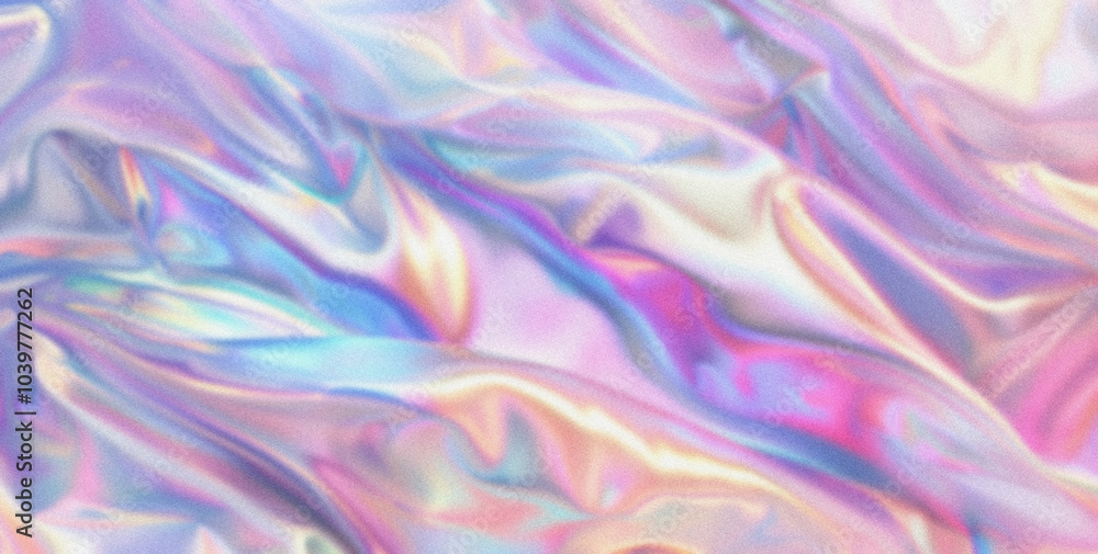 Obraz premium Abstract Pastel Gradient with Fluid Color Transitions and Soft Shapes. Flowing Color Gradient