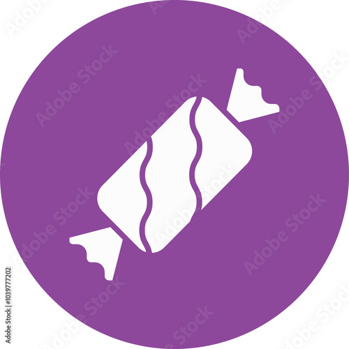 Bonbon glyph circle icon