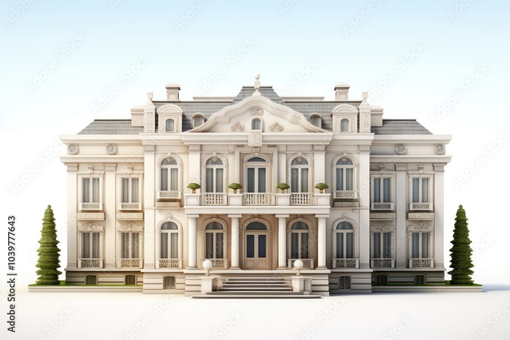 Fototapeta premium Mansion architecture building house.