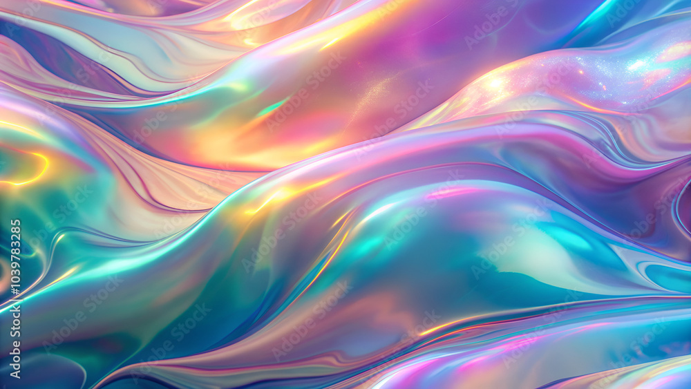 Obraz premium abstract holographic background