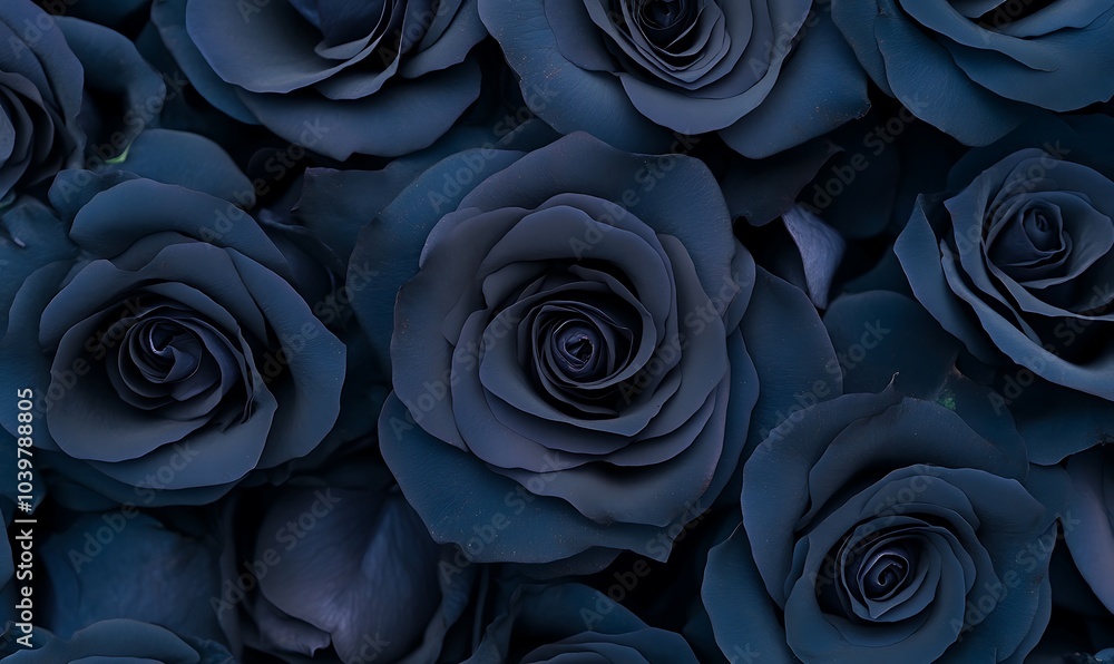 black roses background, Generative AI black roses background, Generative AI
