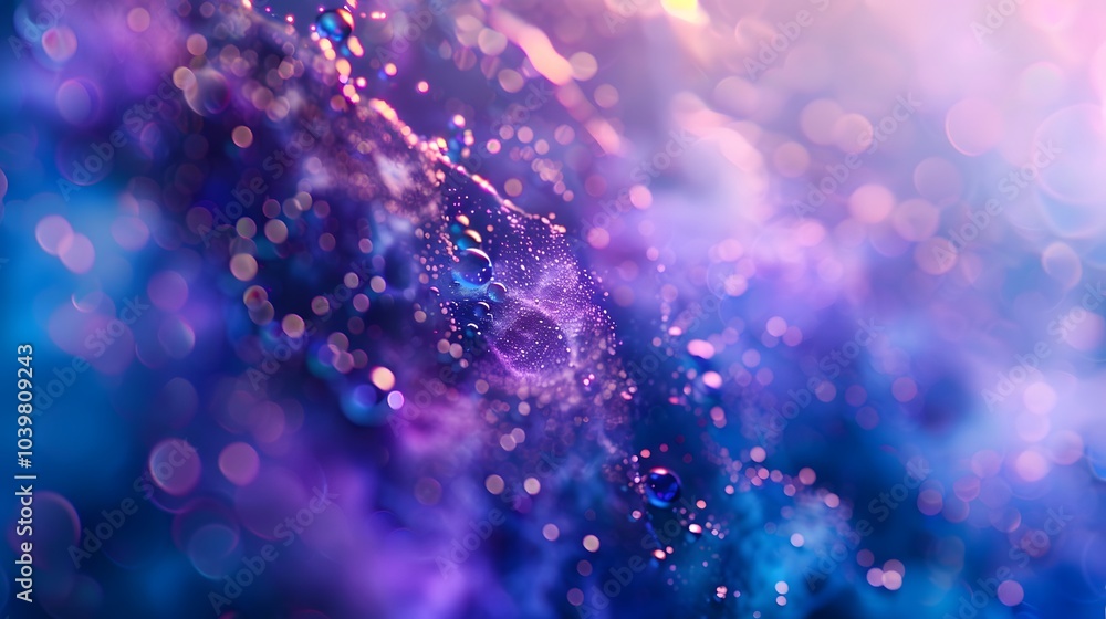 Unfocused purple liquid with vibrant bubbles. Light glare and swirling patterns create a surreal, glowing effect. This macro shot is ideal for digital wallpaper. Unfocused purple liquid with vibrant bubbles. Light glare and swirling patterns create a surreal, glowing effect. This macro shot is ideal for digital wallpaper.