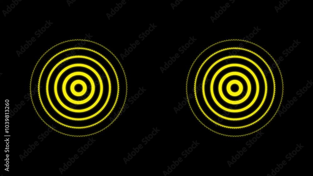 Radio wave signal looping animation. sound wave, wireless signal concept futuristic background. Radio wave signal looping animation. sound wave, wireless signal concept futuristic background.