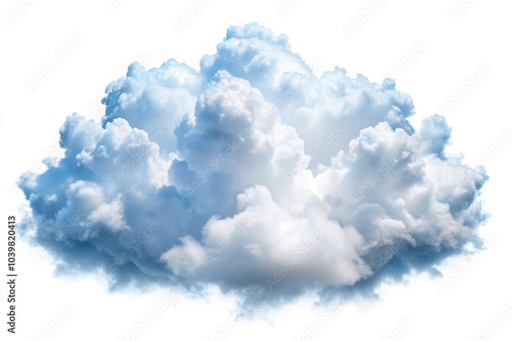 White clouds isolated on white background White clouds isolated on white background