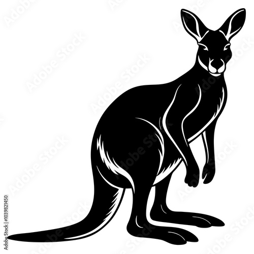 kangaroo with baby