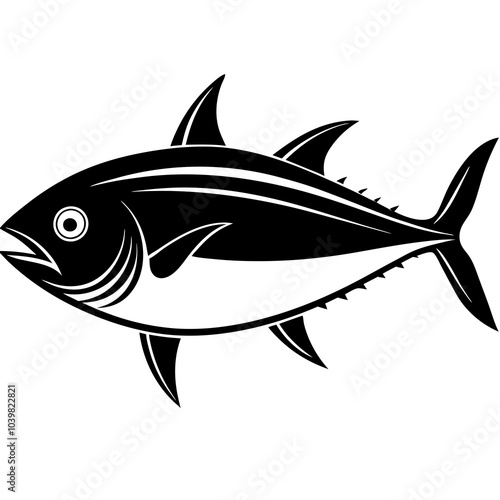 fish on a white background