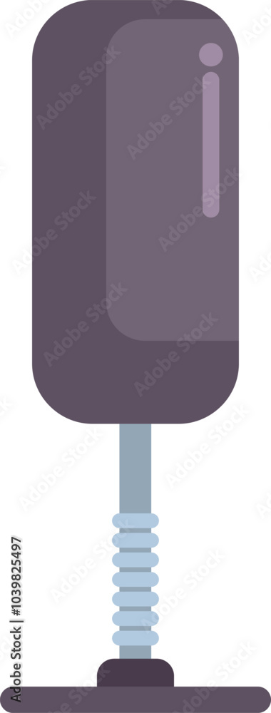 Punching bag standing on the floor, helping athletes to train their punches during individual boxing training Punching bag standing on the floor, helping athletes to train their punches during individual boxing training