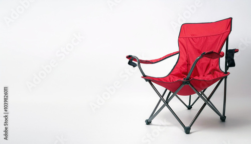 Relax and unwind in this portable, vibrant red folding chair. Perfect for camping, picnics, or relaxing outdoors. Lightweight and easy to carry!