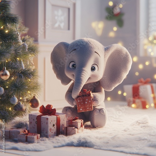Christmas animal cute