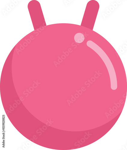 This pink hopping ball is a fun and engaging way for children to improve their balance and coordination