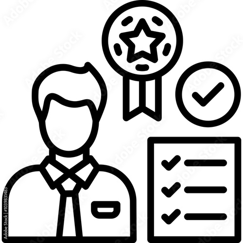 Employee Qualification Icon