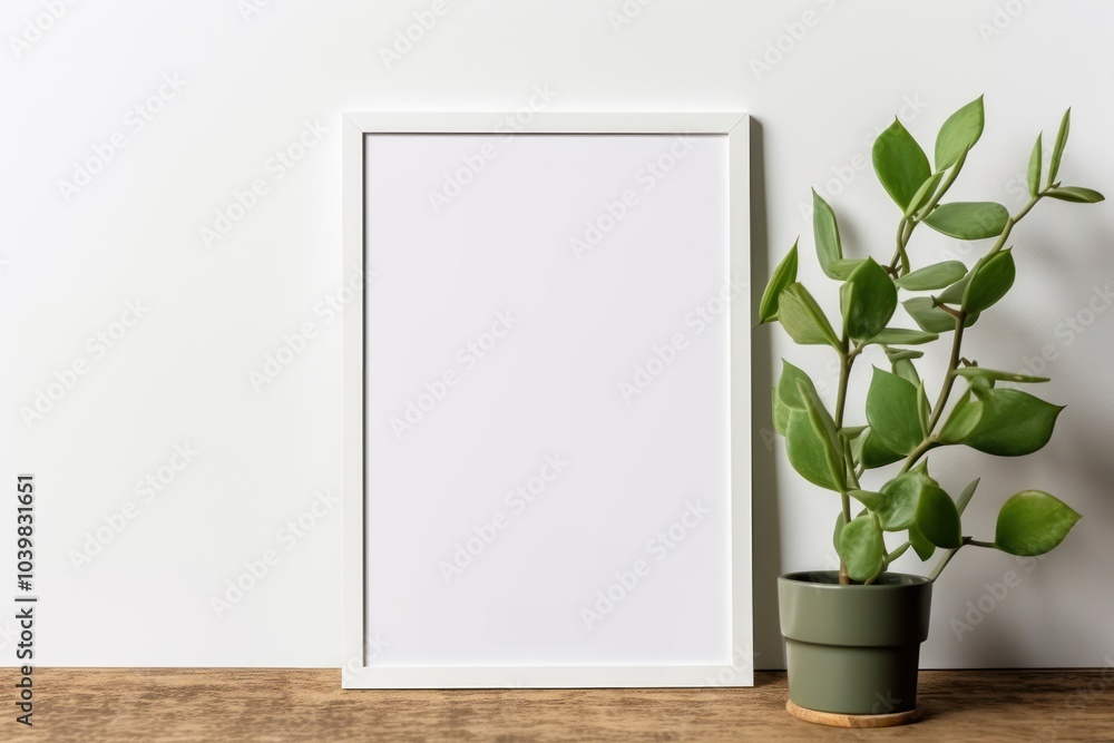 Frame plant green white. Frame plant green white.