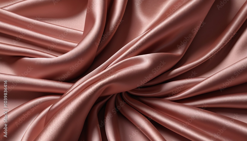 A luxurious silk satin fabric draped elegantly, highlighting its smooth surface and lustrous sheen, perfect for evening gowns and accessories, Generative AI A luxurious silk satin fabric draped elegantly, highlighting its smooth surface and lustrous sheen, perfect for evening gowns and accessories, Generative AI
