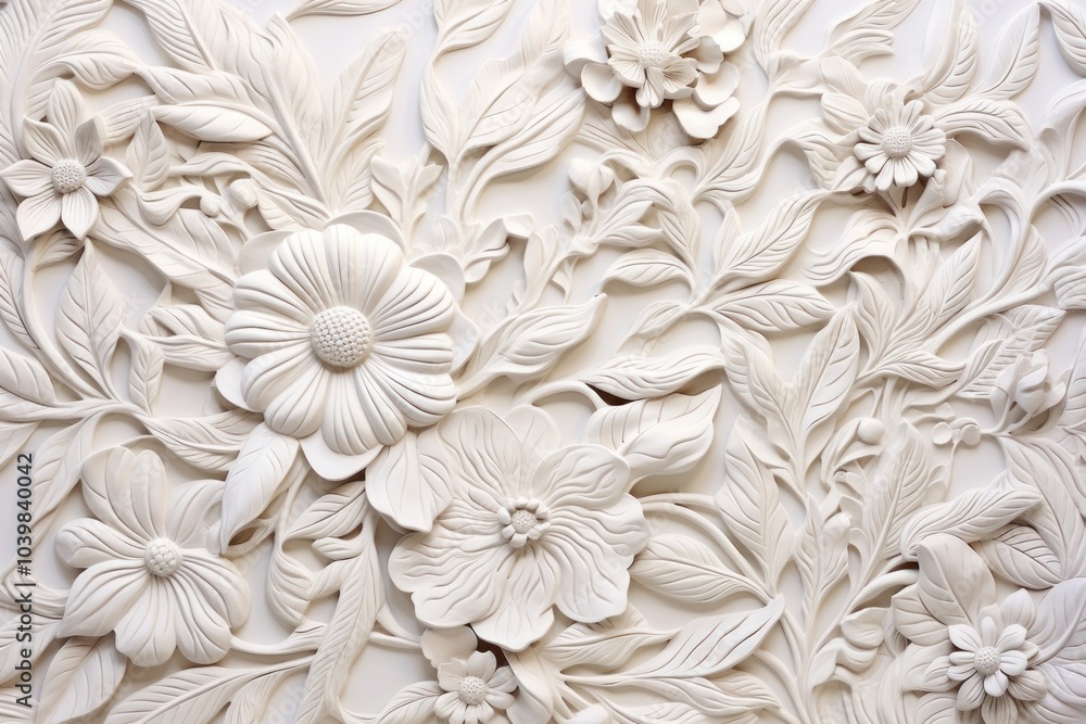 Renaissance arts white backgrounds pattern. Renaissance arts white backgrounds pattern.