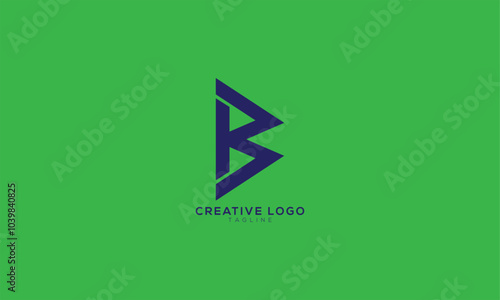 BK KB Abstract initial monogram letter alphabet logo design