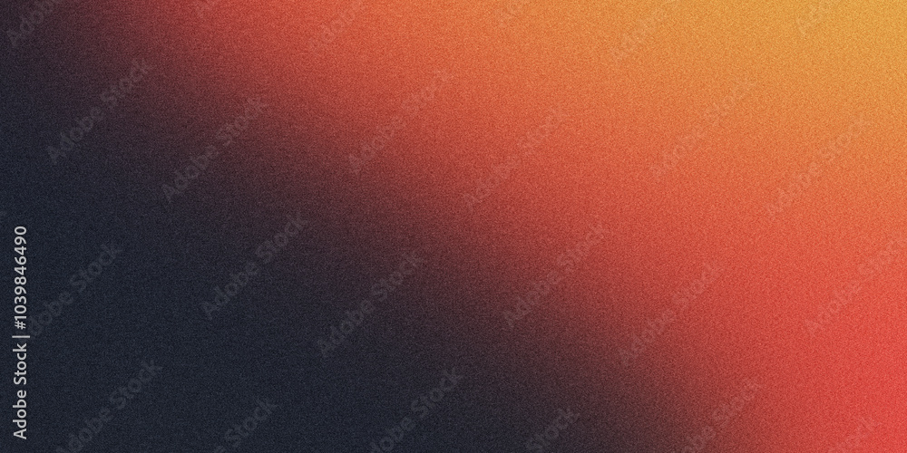 Grainy gradient background in orange, yellow and black colors. Noise texture. abstract orange yellow black gradient. background design. colorful background with space for design. banner, poster Grainy gradient background in orange, yellow and black colors. Noise texture. abstract orange yellow black gradient. background design. colorful background with space for design. banner, poster