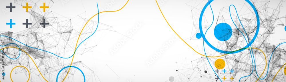 Abstract polygonal vector background with connecting dots and lines. Digital data visualization. Hand drawn. Abstract polygonal vector background with connecting dots and lines. Digital data visualization. Hand drawn.