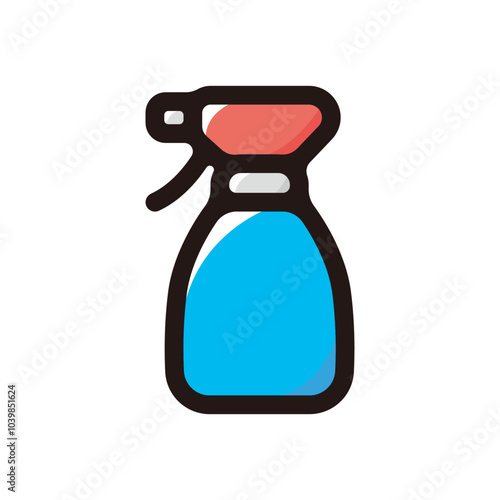 Detergent outline icon for graphic design, apps and websites photo