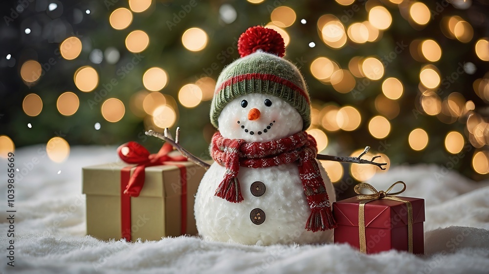 Snowman dolls for Christmas and New Year's Day. Snowman dolls for Christmas and New Year's Day.