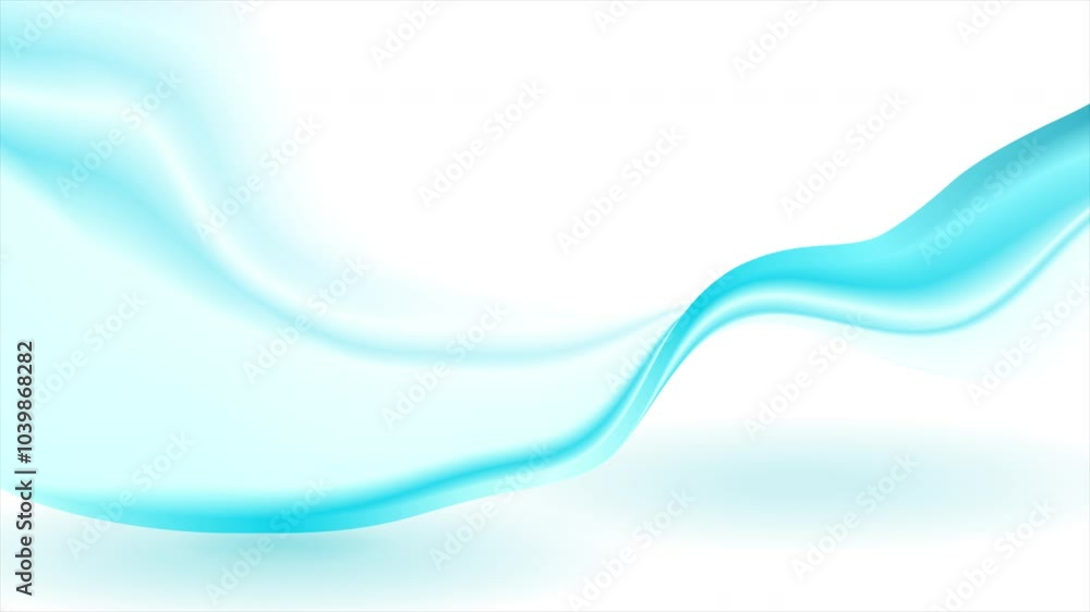 Bright blue smooth blurred liquid wave abstract elegant background. Video animation Ultra HD 4K 3840x2160 Bright blue smooth blurred liquid wave abstract elegant background. Video animation Ultra HD 4K 3840x2160