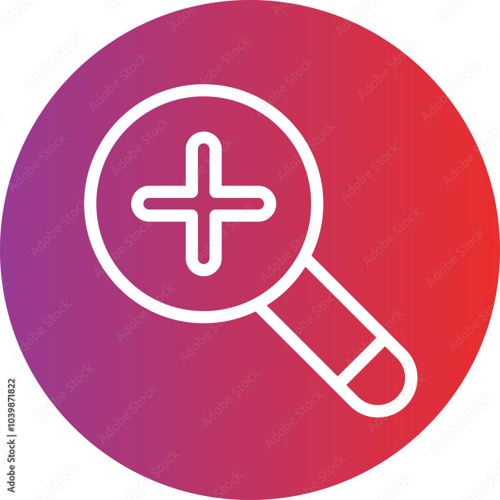 Fototapeta premium Zoom Flow vector icon style